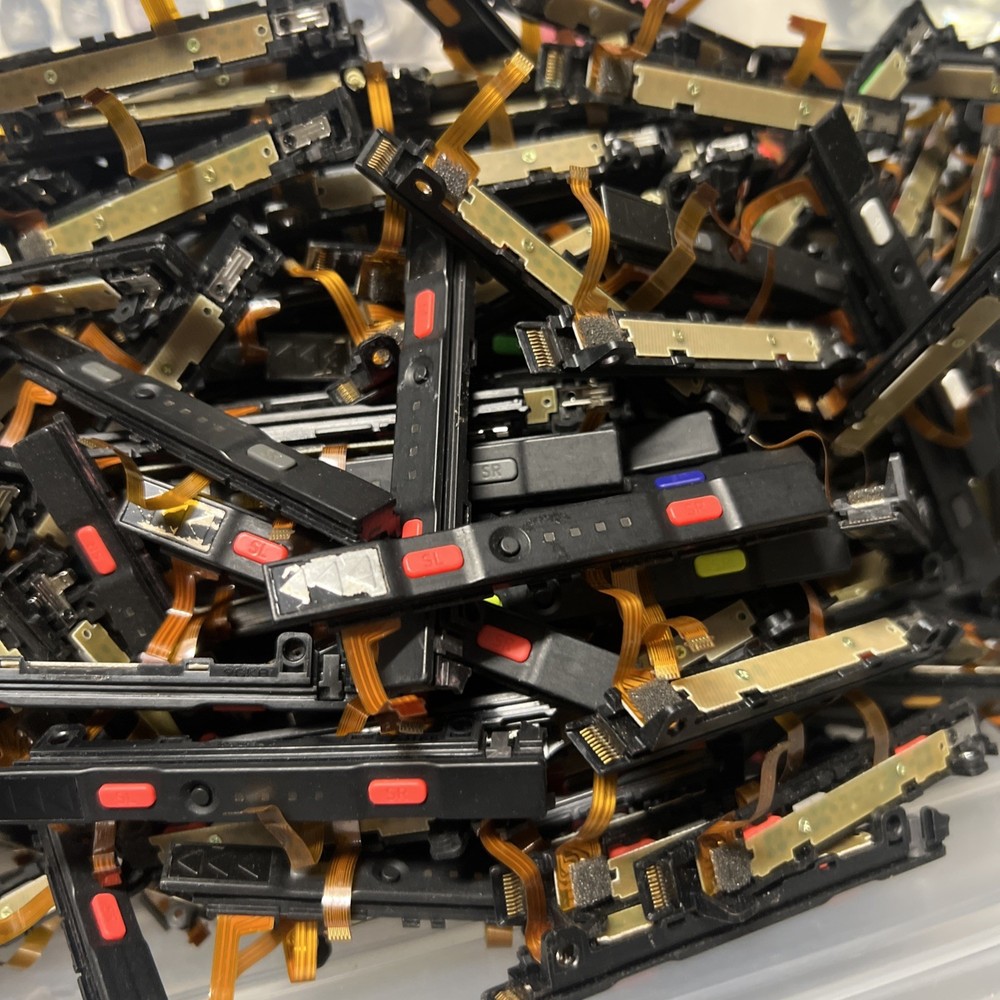 Nintendo Switch Joy-Con Left Right Slider Rail with Flex Cable Set