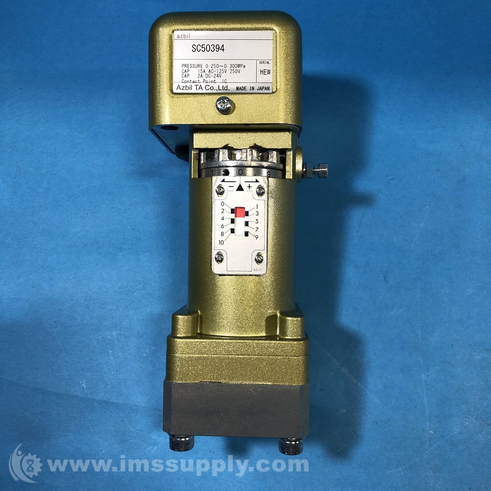 Azbil SC50394 Pressure Switch FNOB