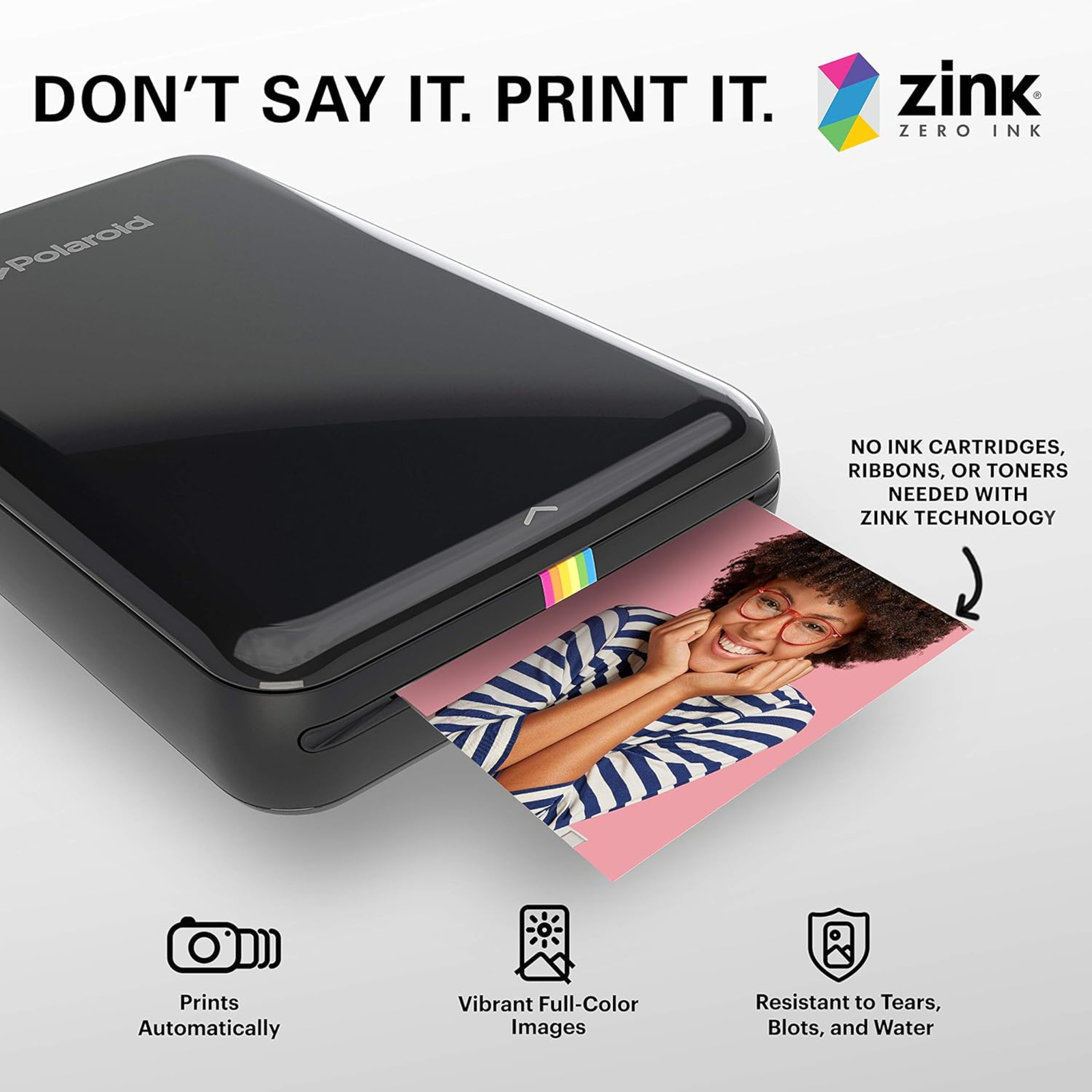 Zink 2"x3" Premium Photo Paper (20 Pack) Compatible with Polaroid Snap & More