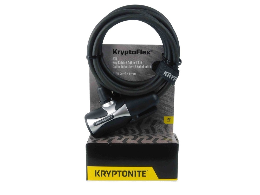 Kryptonite KryptoFlex 815 5 ft Key Cable w/ FlexFrame-C bracket 2-Pack