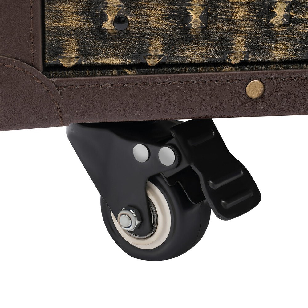 Rolling Lockable Makeup Train Case Organizer Trolley Lockable Professional