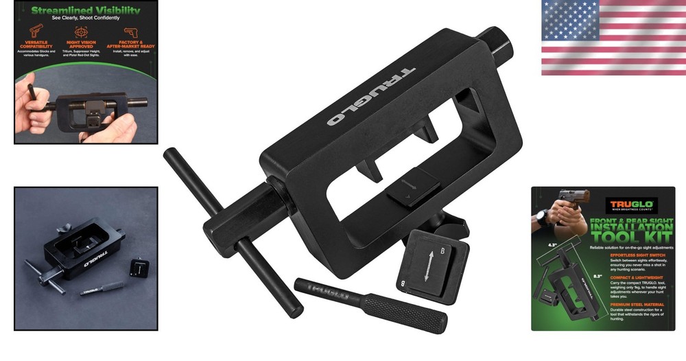 Glock Rear Front Sight Tool Multi-Compatible for Tritium and Red Dot Sights