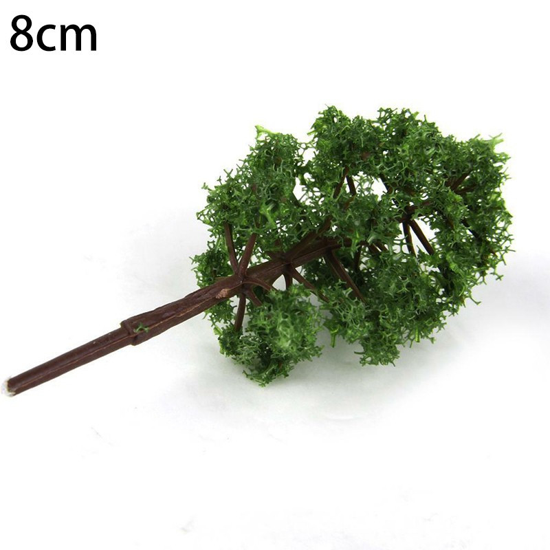 20Pcs 8CM for MINI Model Trees Landscape Decor Train Layout Accessories DIY