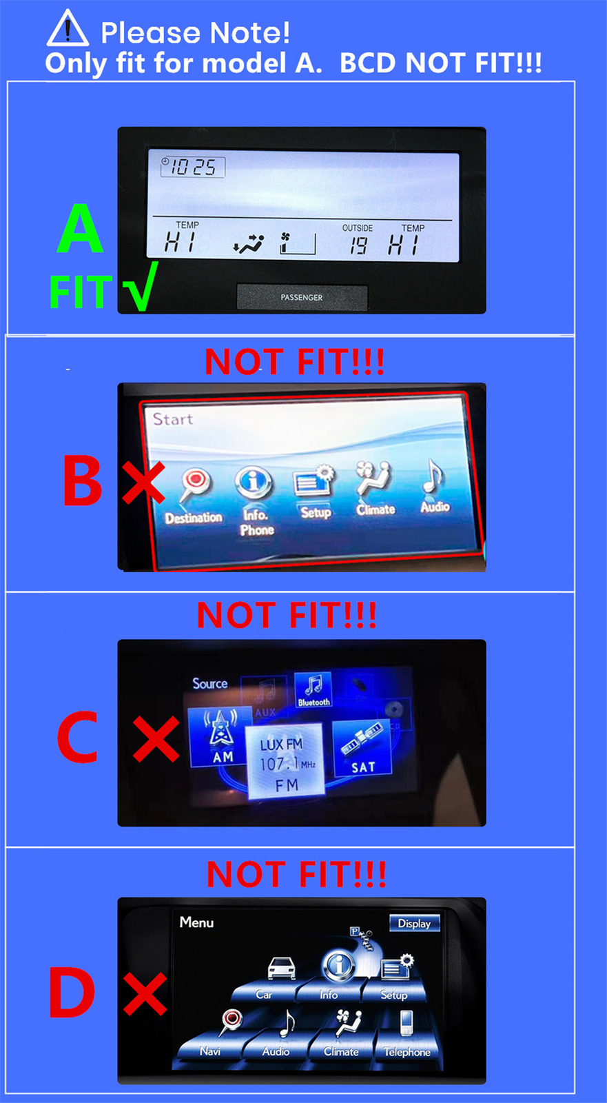 12.3" For 09-15 Lexus RX350 RX450h Carplay 4+64GB Stereo Radio GPS Nav Head Unit