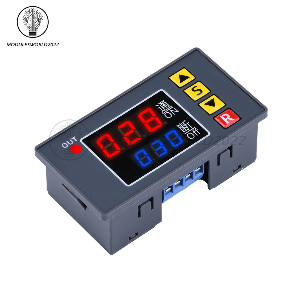 T3231 Programmable Digital Time Delay Relay Dual Display Timer Control Switch