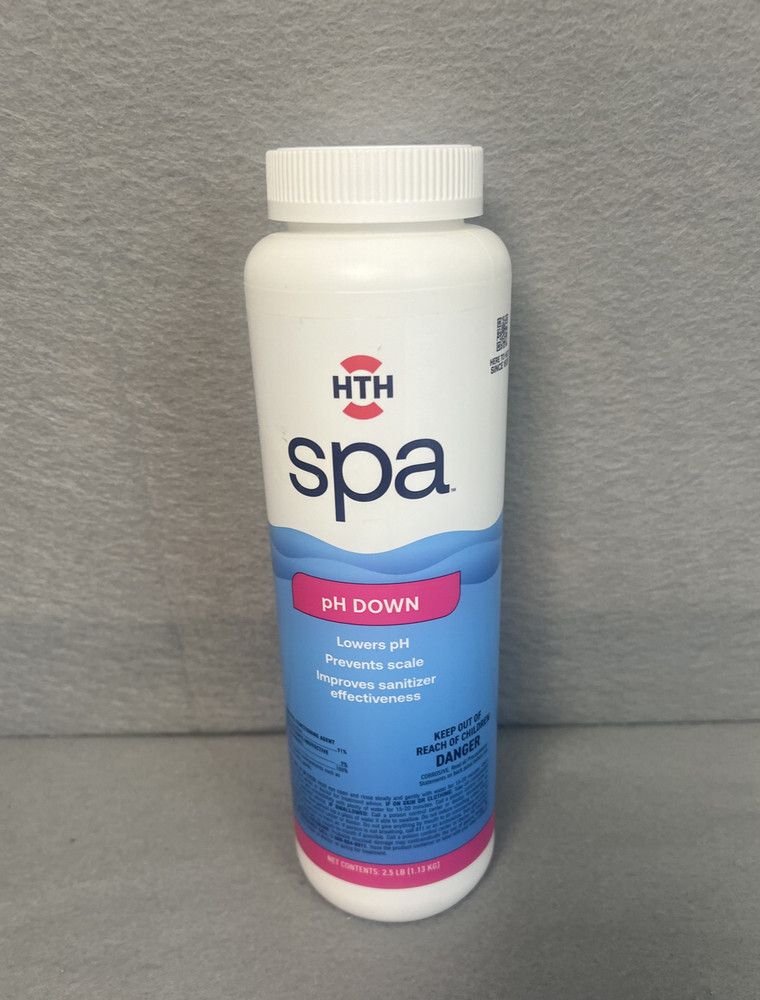 NEW HTH  PH Decreaser 2.5lb Prevents Scale Improved Sanitization