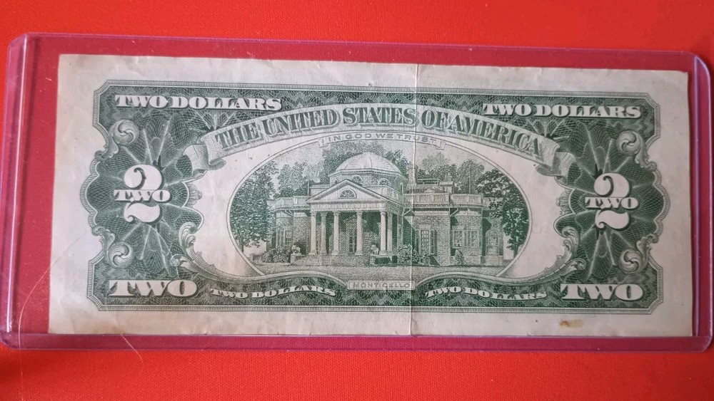 1963 Two Dollar Red Seal Bill