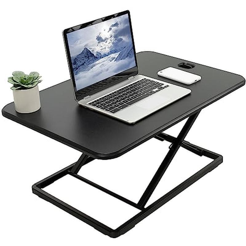 Top Height Adjustable Standing Desk Riser Compact Sit Stand Desktop Converter