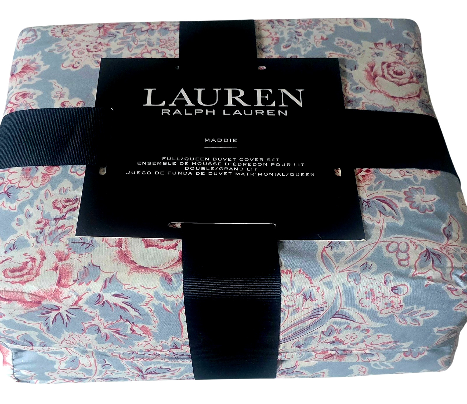 Lauren Ralph Lauren Maddie Floral QUEEN Duvet Cover & Sham Set, NEW