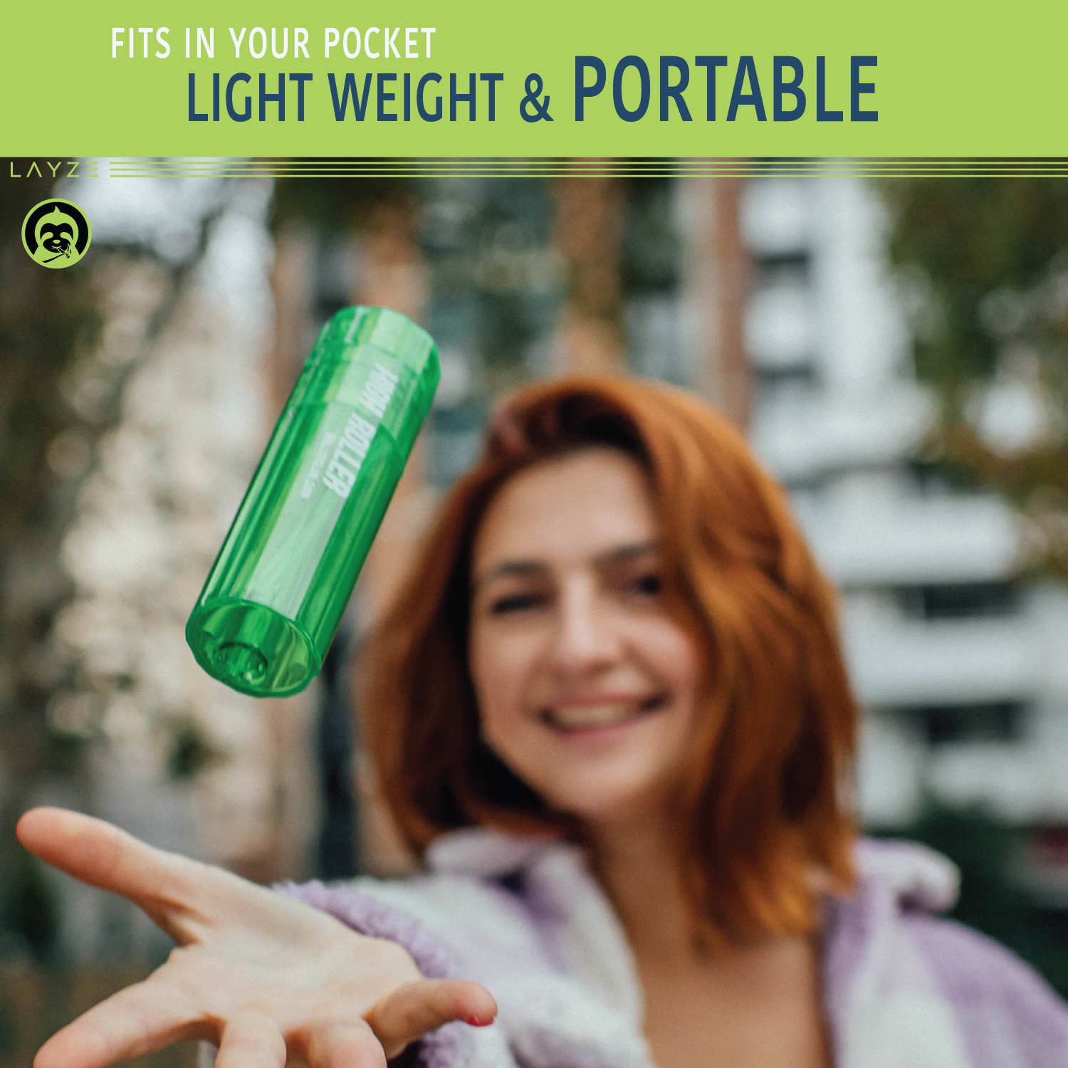 CLEAR HIGHROLLER Herb Grinder & Cone Loader | Portable Pre Roll Cone Filler | GR