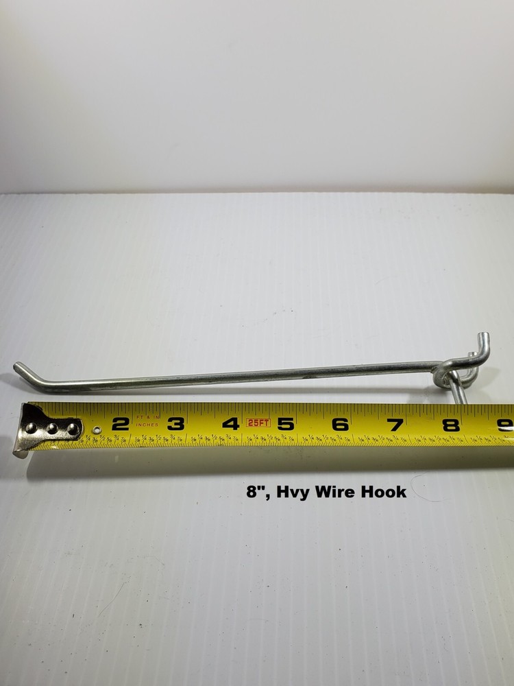 8 inch peg board hooks