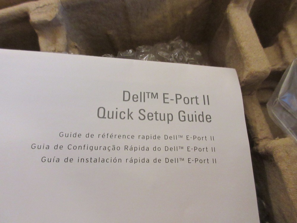 NEW Dell E-Port Replicator Docking Station w/ USB 3.0 0RMYTR