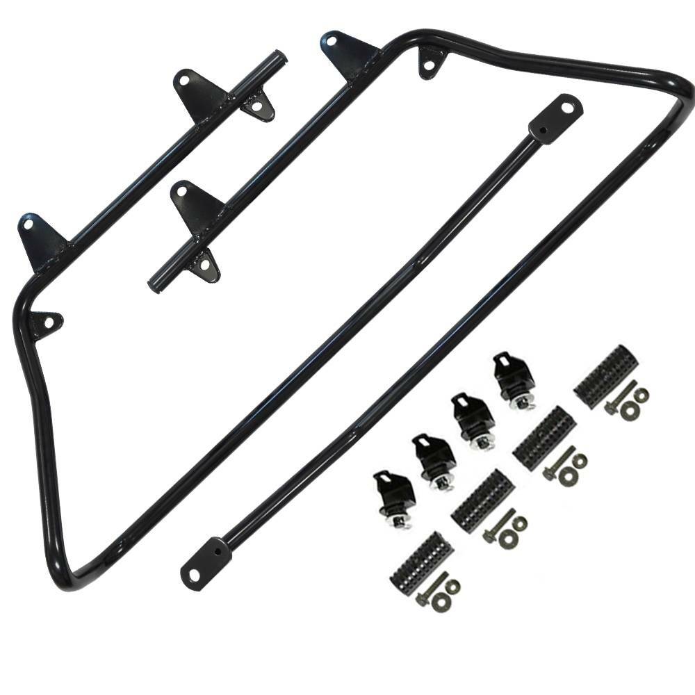 Hard Saddlebag Saddle bag Conversion Bracket Fit For Harley Softail w/ Hardware
