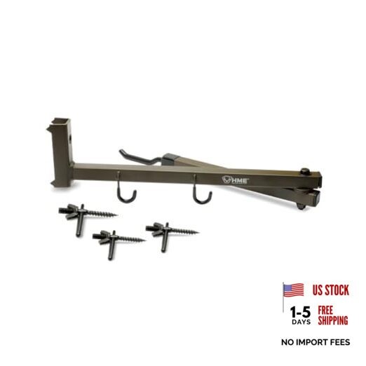 High-Quality Easy-to-Attach Secure Better Tree Stand Bow Hanger - Includes