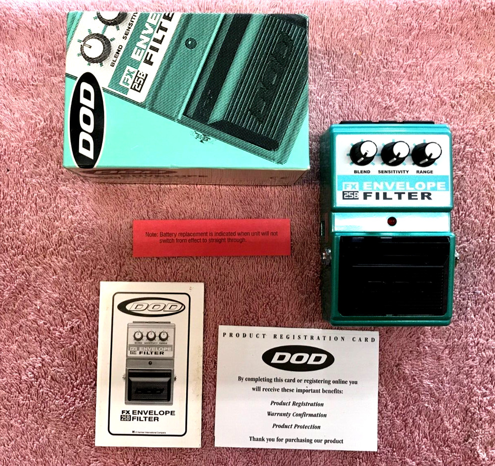 DOD FX ENVELOPE FILTER PEDAL (NEW)