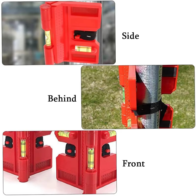 Magnetic Column Level, Adjustable Folding Column Level with Elastic Ring Level!!