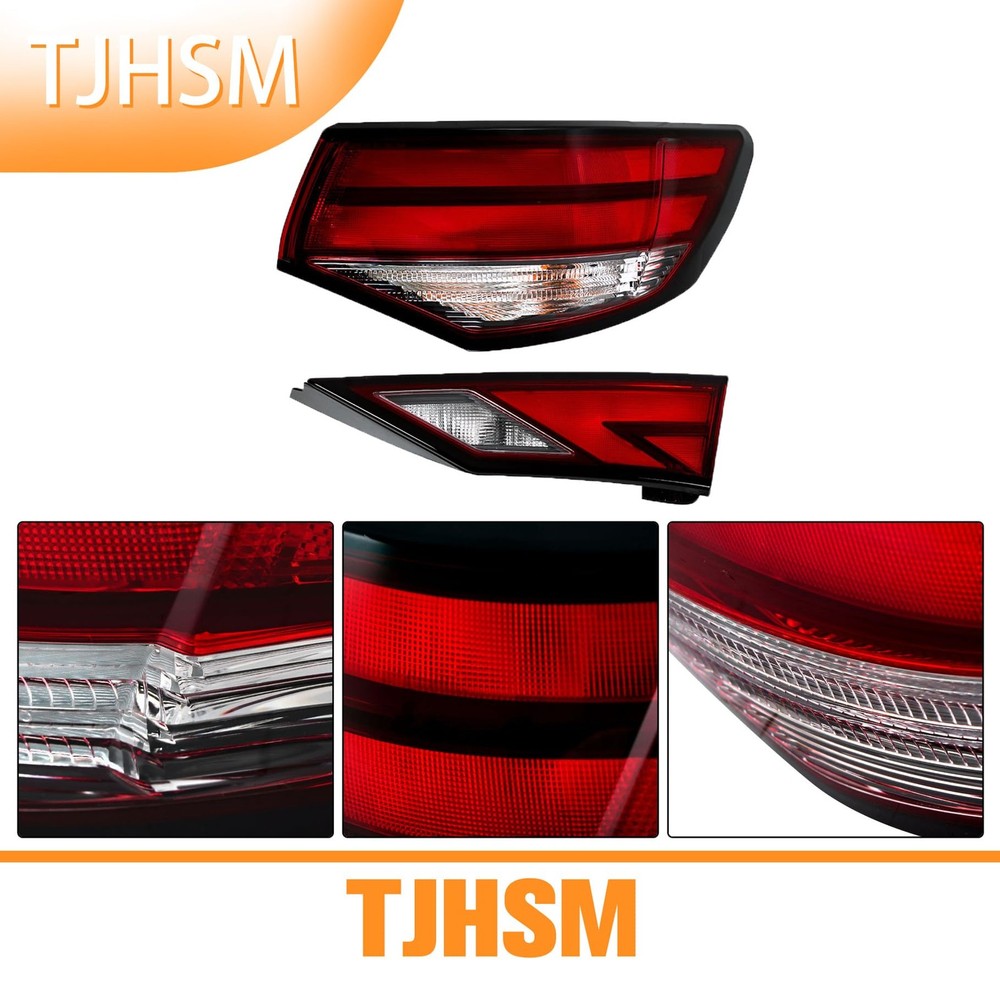 Right Inner Outer Side Tail Lamp Assembly for Sentra 2021-2023 RH