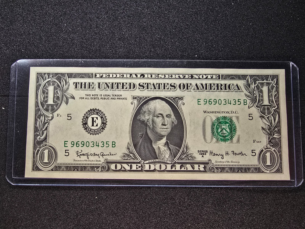 1963A One Dollar Bill, Some sequential
