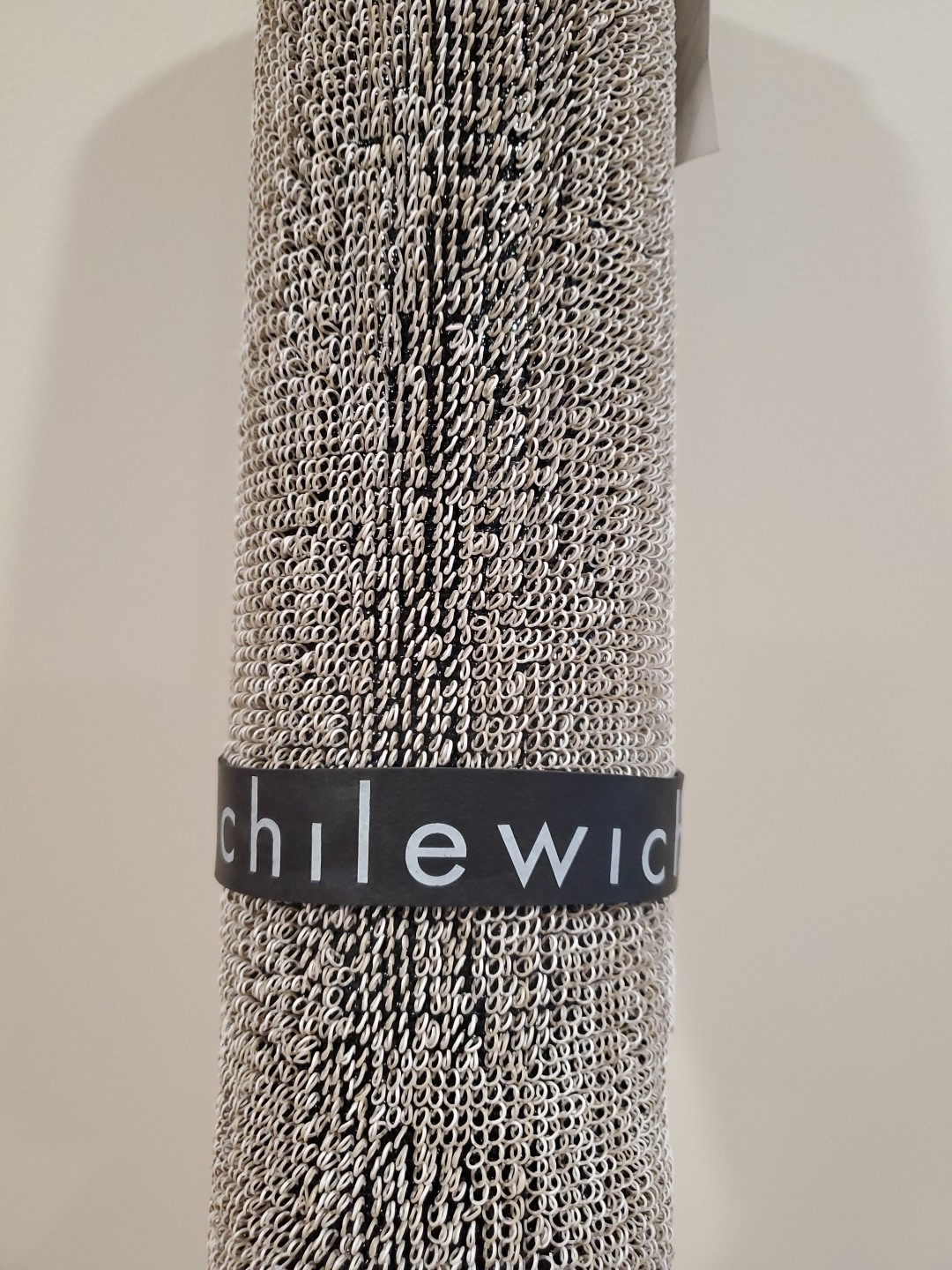 NEW Chilewich Heathered Shag Utility Indoor/Outdoor Mat Rug 2' x 3' Putty Brown