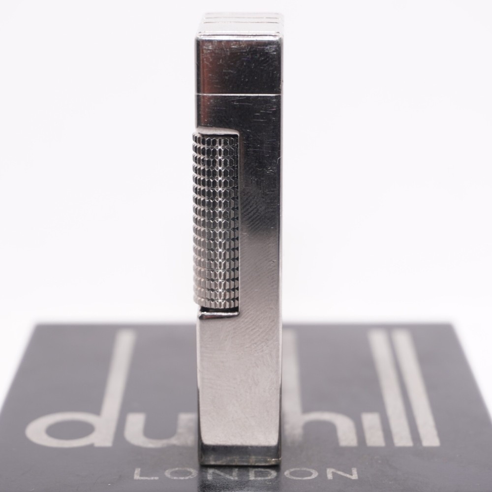 Dunhill Lighter Palladium 4 LINE Pattern_Ultrasonically cleaned _Working