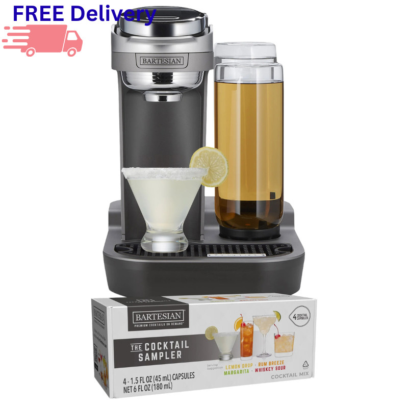 Duet Cocktail Maker Bundle Home Bar Machine Set Up