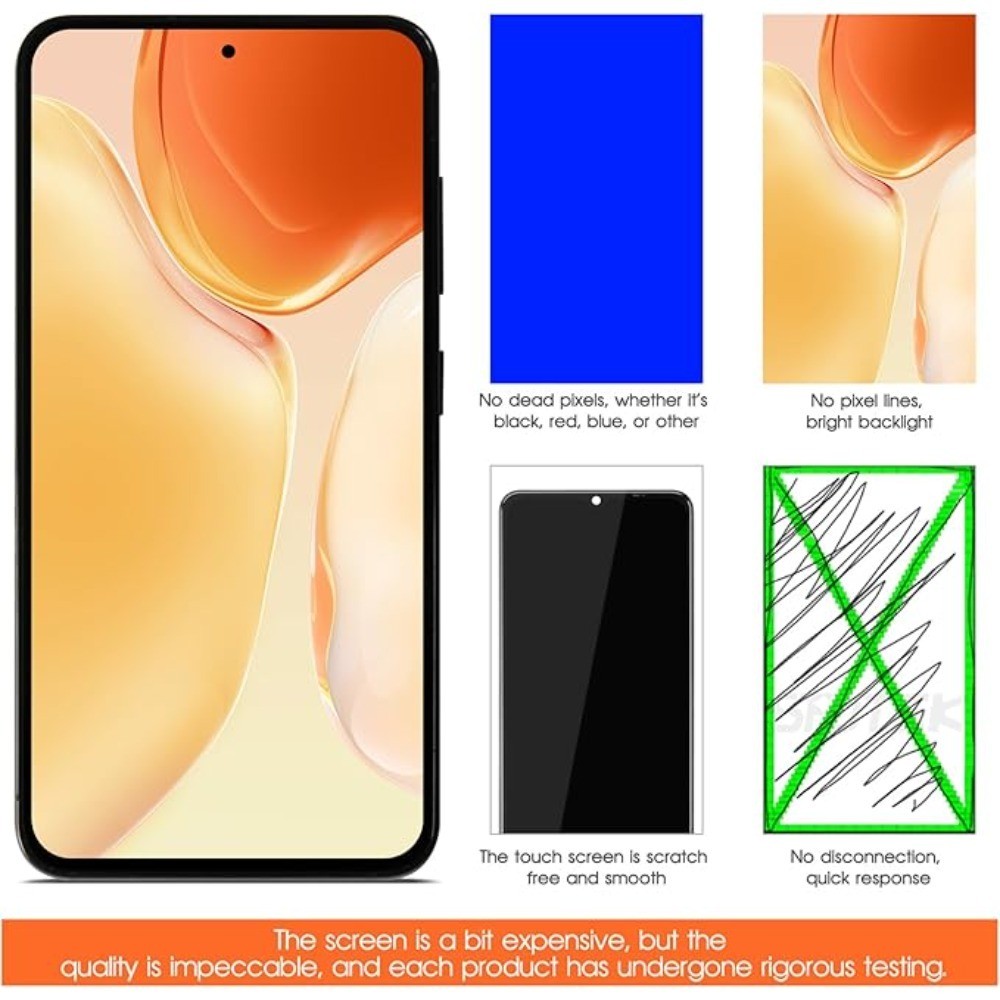 For Samsung Galaxy S23 OLED Screen Replacement SM-S911E Display Touch Digitizer