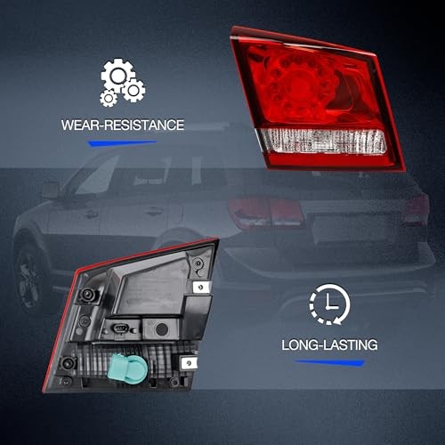 Brake Tail Light Compatible with Dodge Inner Taillight - Driver Left Side LH