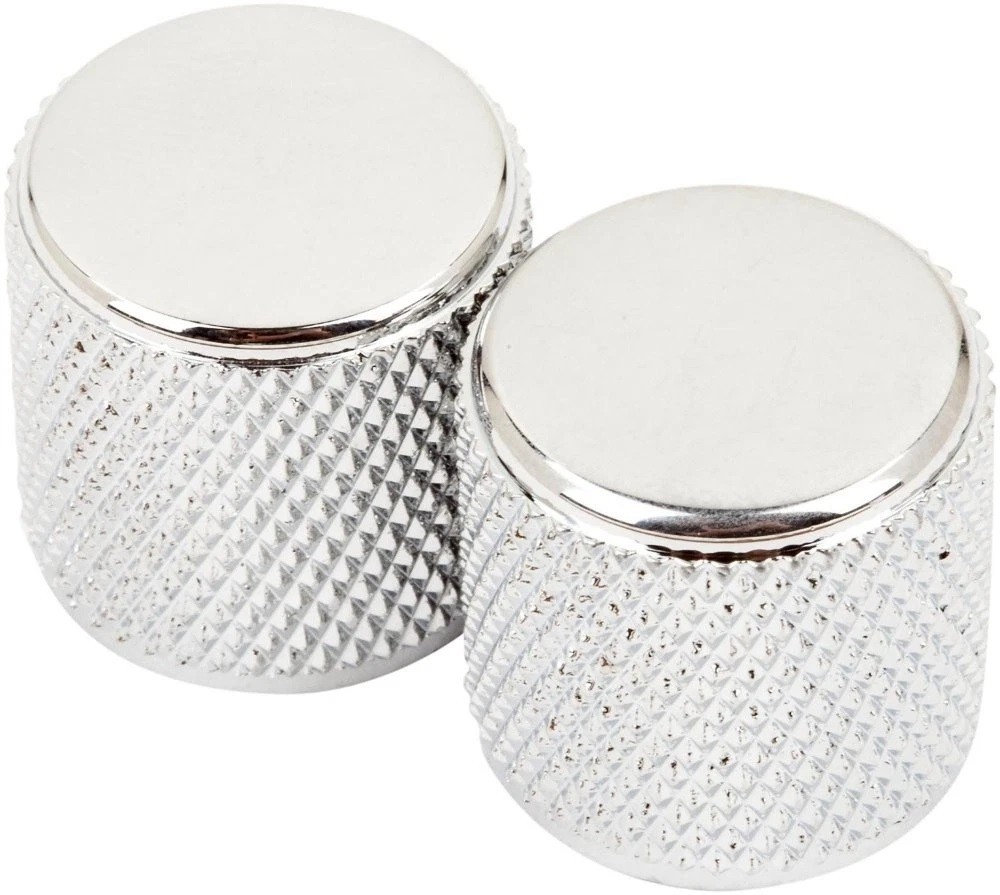 Telecaster Knurled Knobs- Immediate Shipping. Available in Chrome, Gold & Black