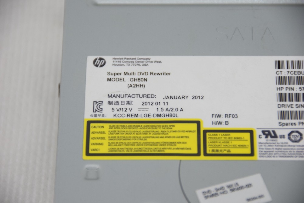 HP GH80N Super Multi DVD Rewriter SATA