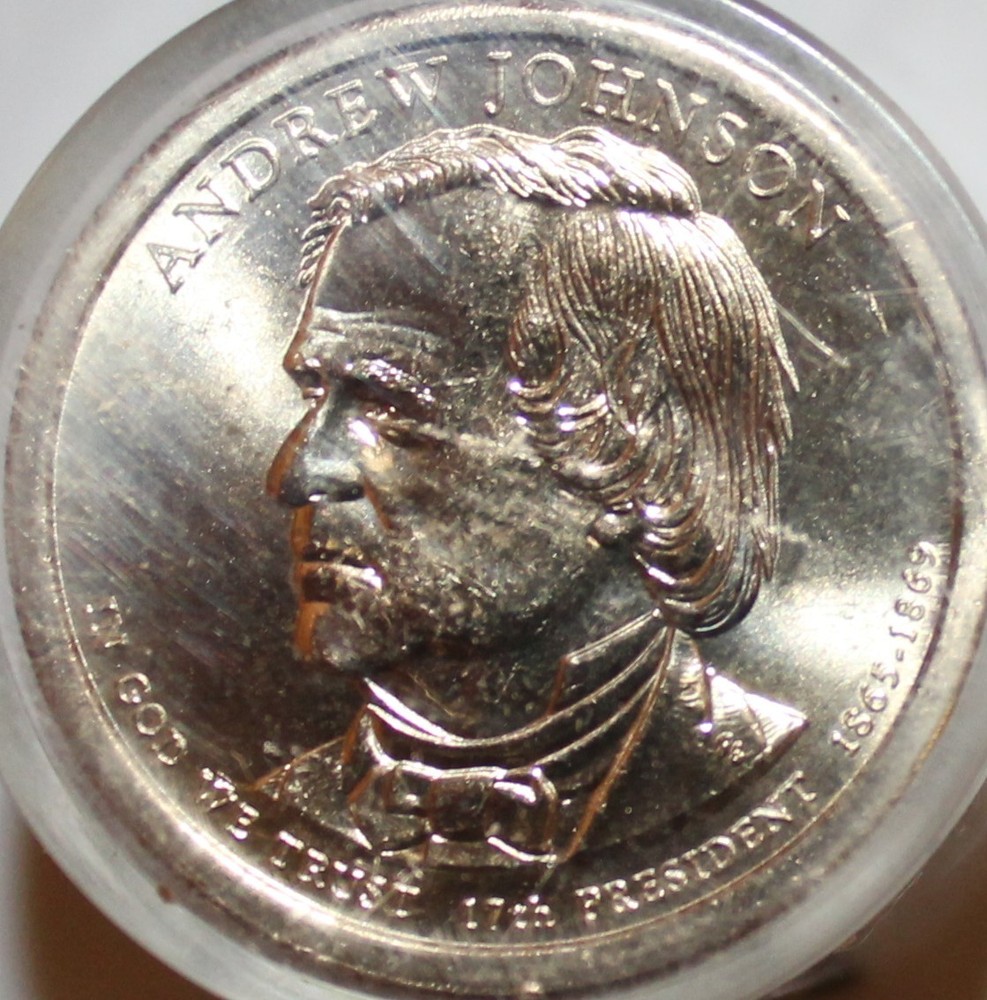 Andrew Johnson Presidential $1 Coin