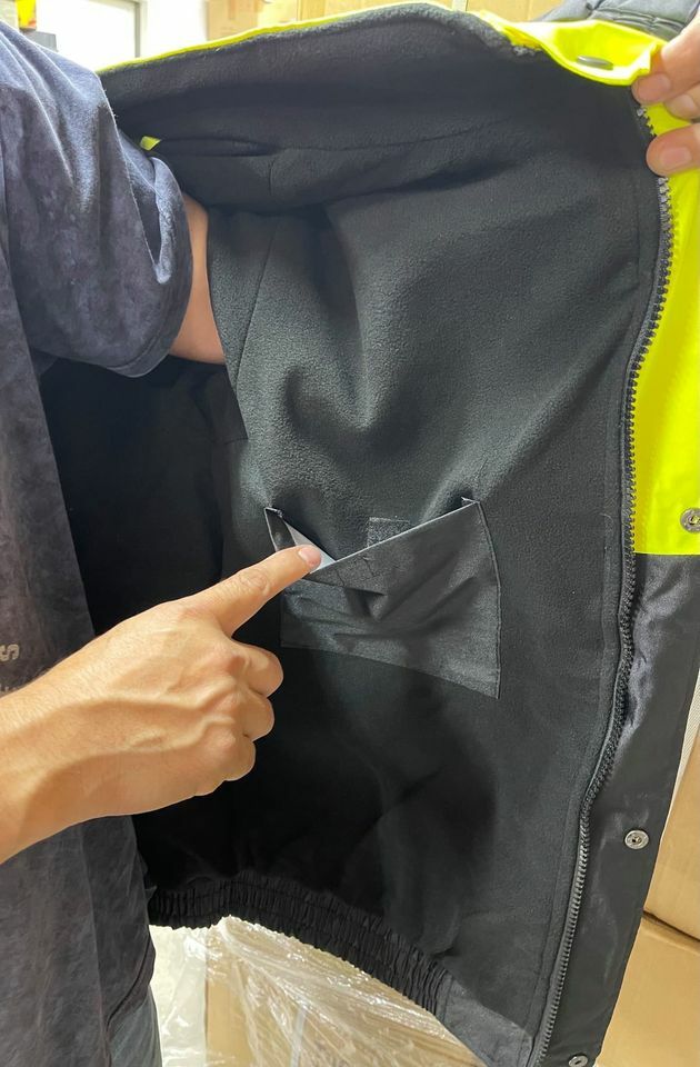 Yellow Two Tone Deluxe High Visibility Waterproof Bomber Jacket