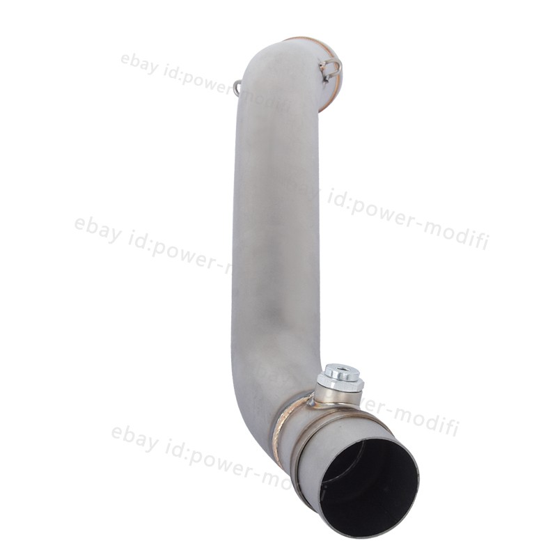 For Ninja ZX6R 2024-2026 Carbon Exhaust Mid Link Pipe Slip On Kawasaki Muffler