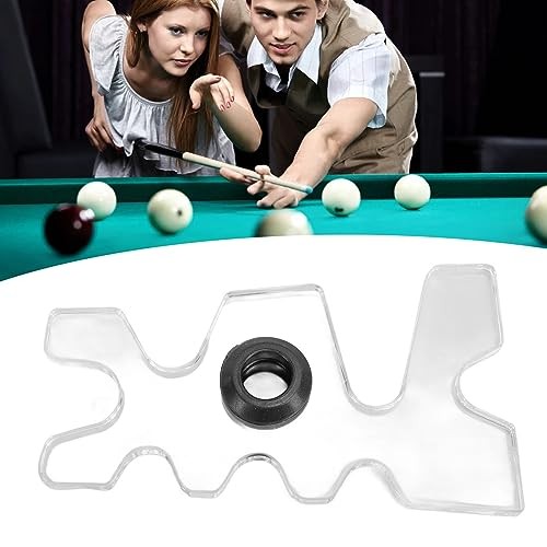 Clear Billiard Bridge Head, Acrylic Practical Pool Bridge Pole Shape Easy to