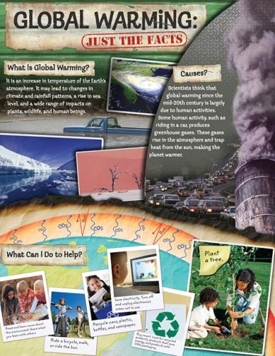 Global Warming: Just the Facts Cheap Chart Pstr Edition