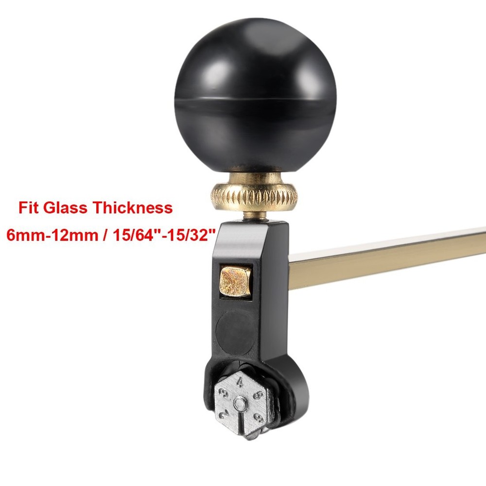 uxcell Glass Circular Cutter 120cm 47" Max.Round Diameter Ajustable Compasses...
