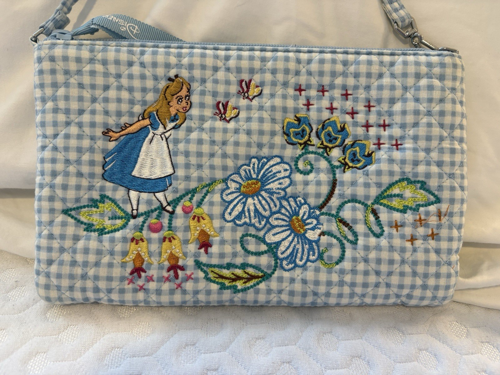 Disney Vera Bradley Alice In Wonderland RFID Convertible Wristlet
