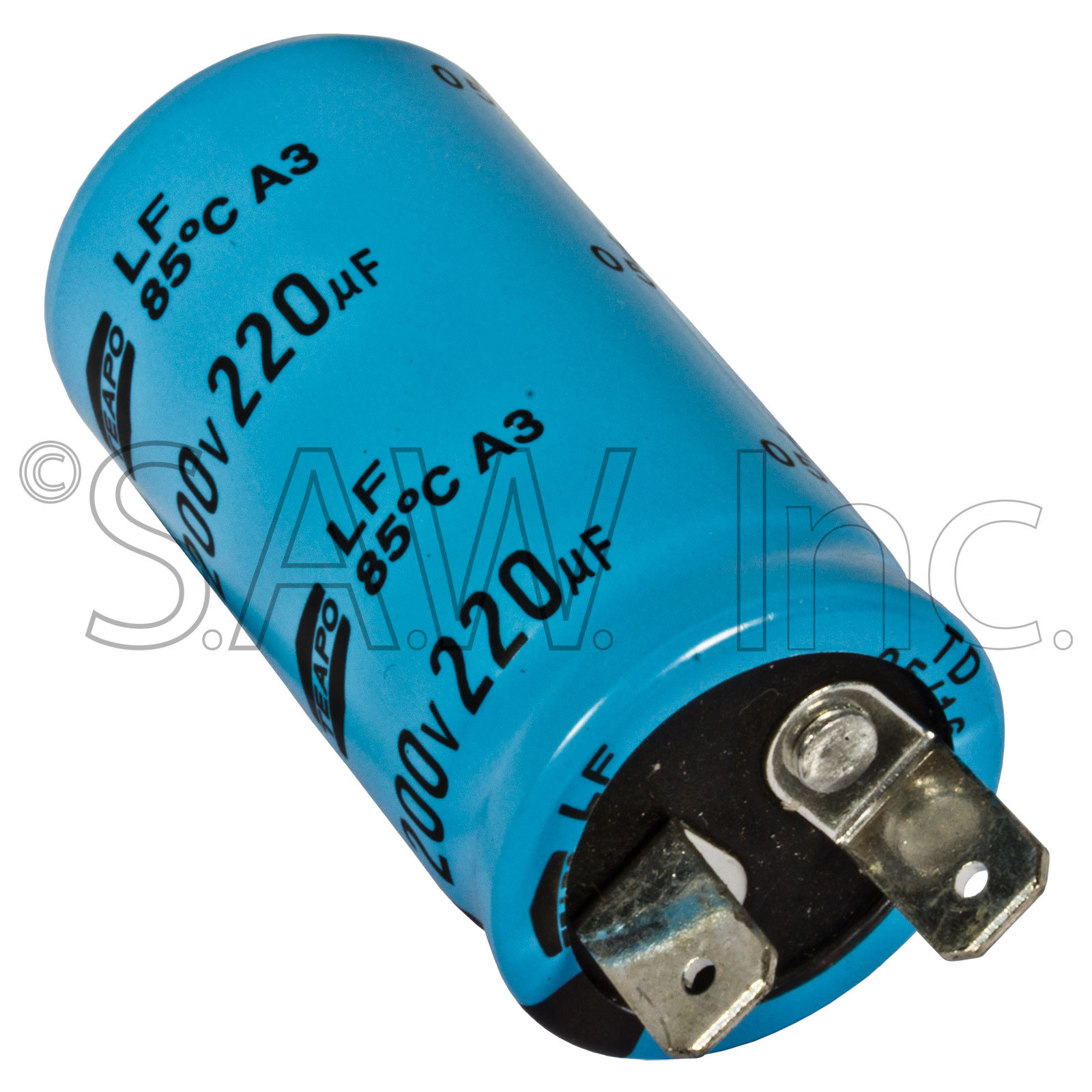 0034819.01 Teapo SINGLE Coleman Generator Capacitor 220uF 200V HD85C +-3%
