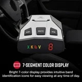 Laser Radar Detector Long Range False Alert Filter Display