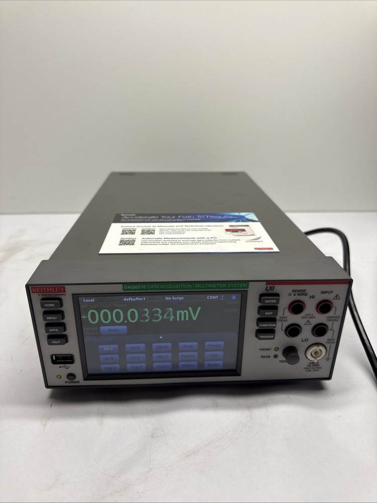 DAQ6510 Data Acquisition DMM6500 Multimeter System