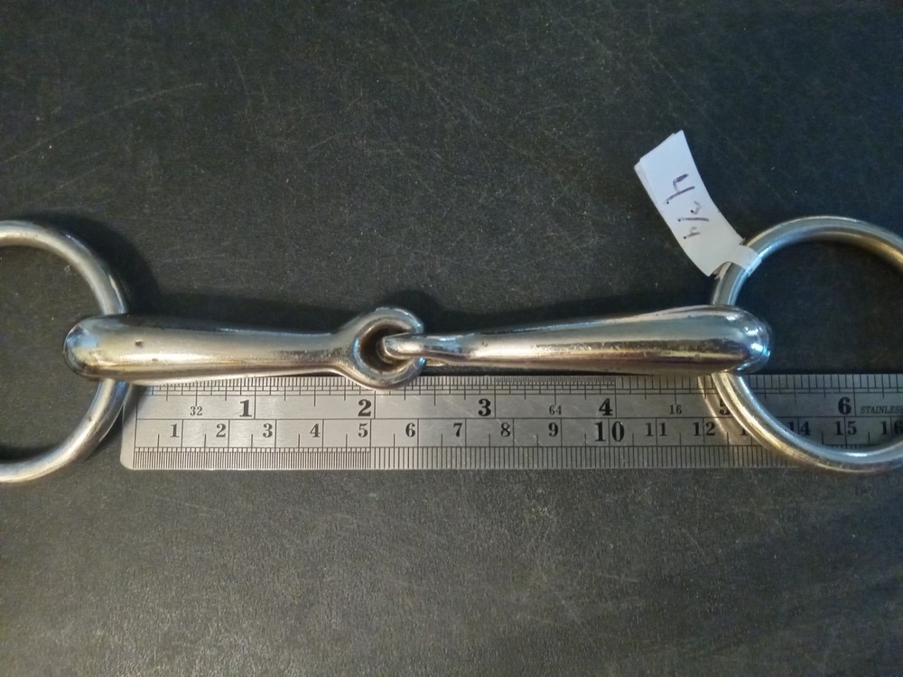 loose ring snaffle bit 4 3/4 in mouth