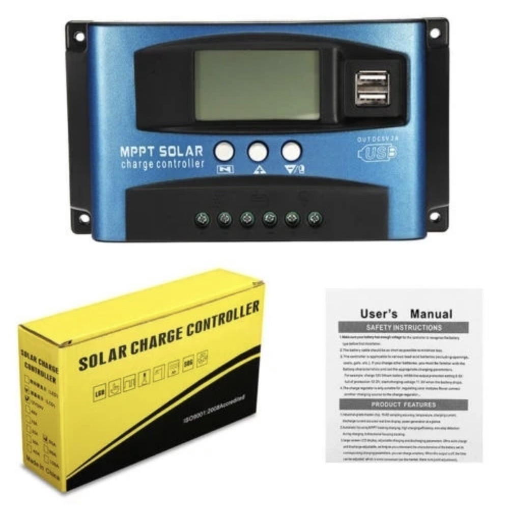 30A-100A MPPT Solar Charge Controller 12V/24V