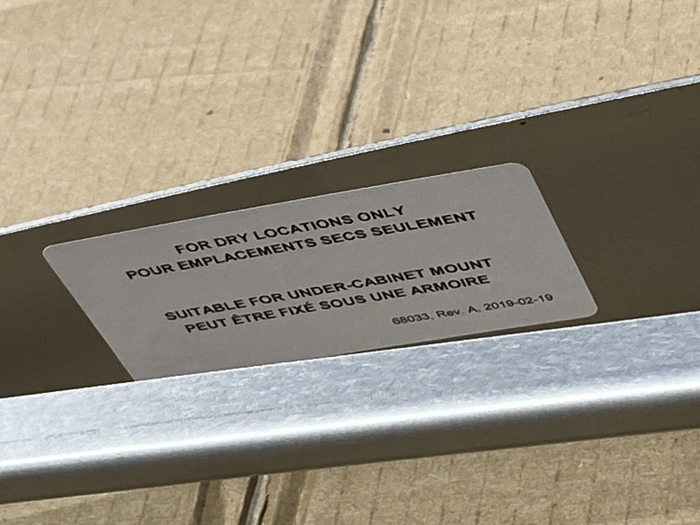 DCI Edge Series5 Integrated Clock Module W LED Task Lighting 67010 For Cabinetry