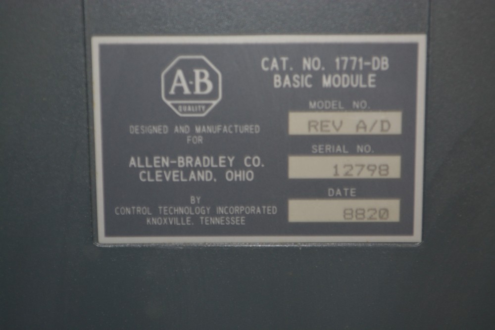 Allen Bradley 1771-DB REV A/D Basic Module