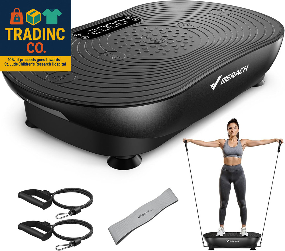 Vibration Plate Exercise Machine, Vibrating Platform for Lymphatic Drainage Weig