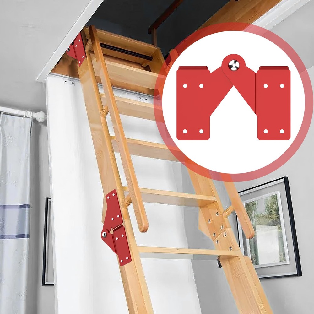 Attic Ladder Hinge for Attic Ladder Pull Down System,Hinges Attachment Access...