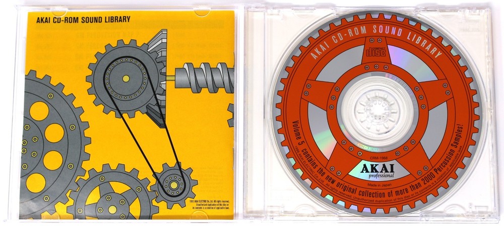Akai Professional Sound Library Volume 5 Akai Format Sample/Sampling CD CD-ROM