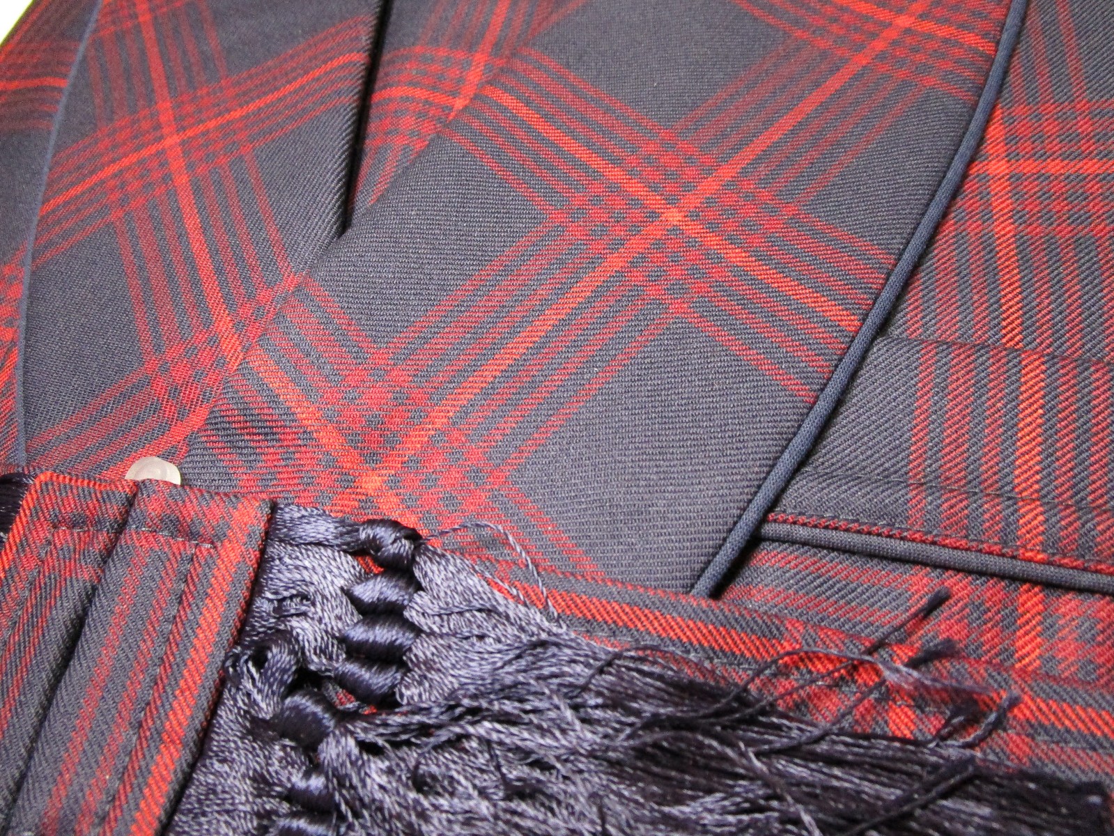 DEREK ROSE MEN'S LUXURY DRESSING GOWN - 100% WORSTED WOOL - RRP. £495 - YORK 40