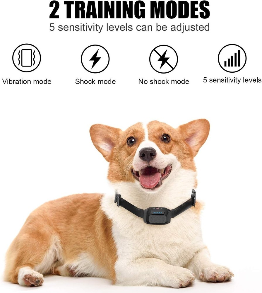 Automatic Anti Bark Barking Dog Shock Control COLLAR Device Small Medium Large