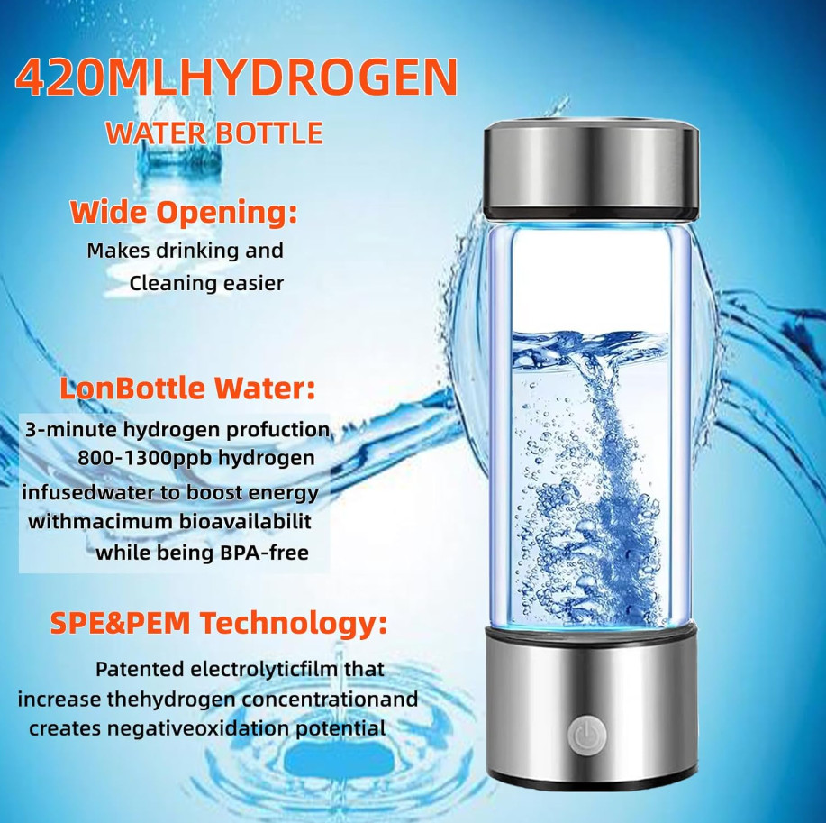 HydroWata™ Hydrogen Water Bottle
