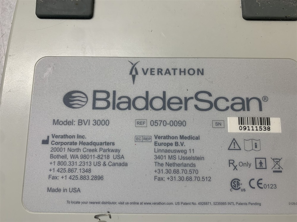 VERATHON BLADDER SCAN BVI 3000